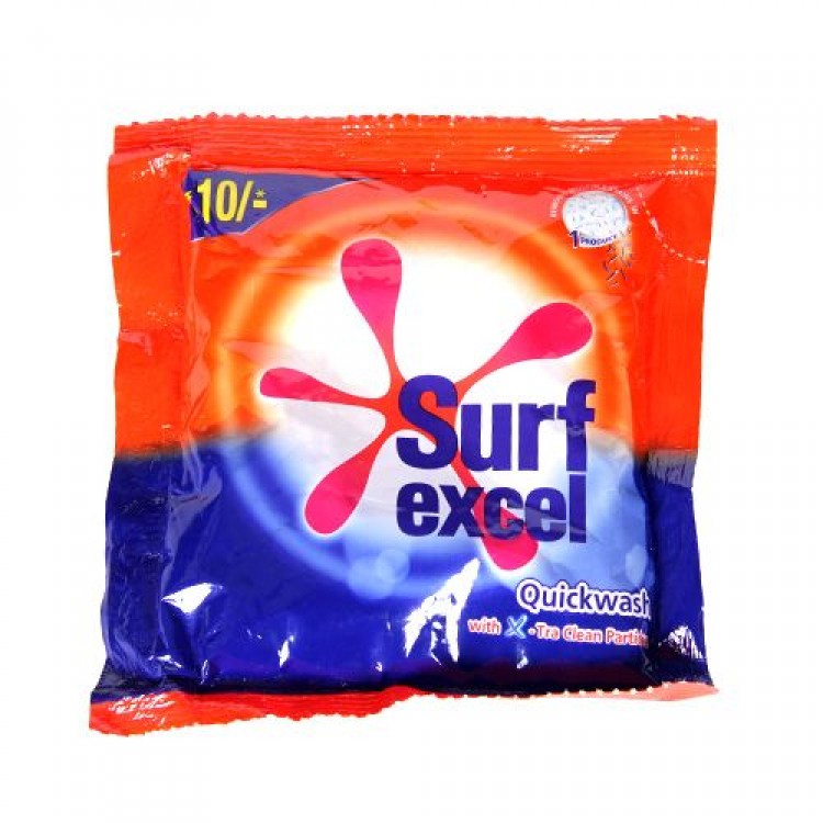 Surf Excel Quick Wash Detergent Powder Xtra Wash 65 gm Pouch-750×750